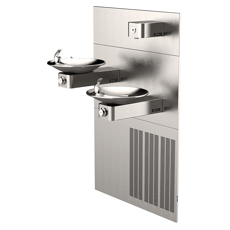 Haws 1011.8S | Vandal - Resistant Dual Fountain & Bottle Filler | 8 GPH - BottleFillingStations.com