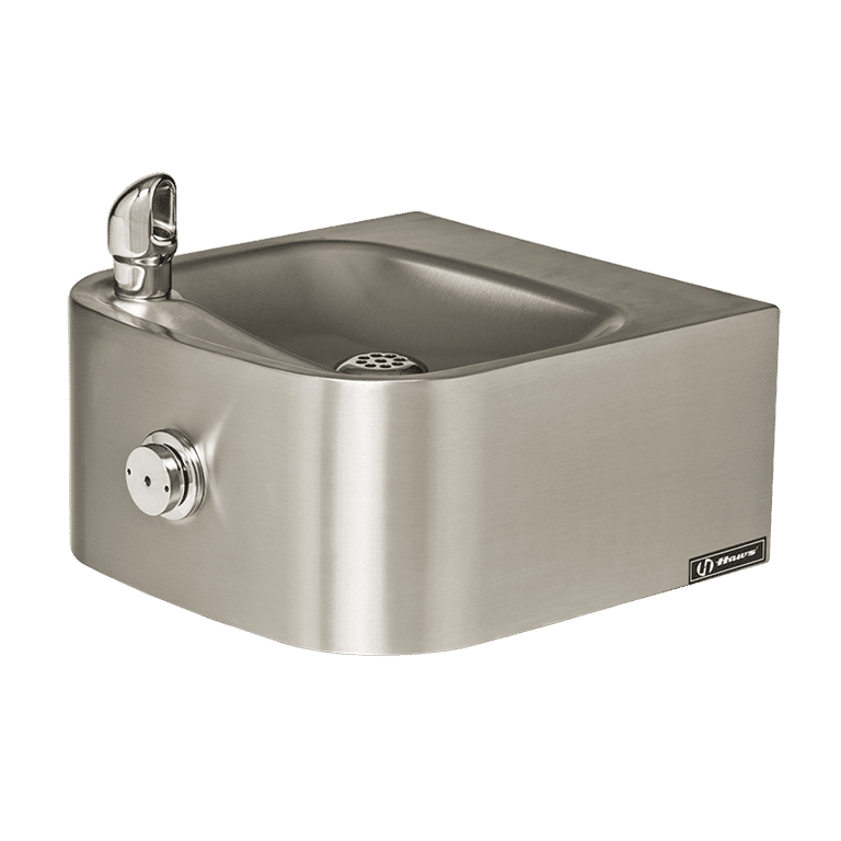 Haws 1105 | Wall Mount Vandal - Resistant Drinking Fountain | 0.45 GPM - BottleFillingStations.com