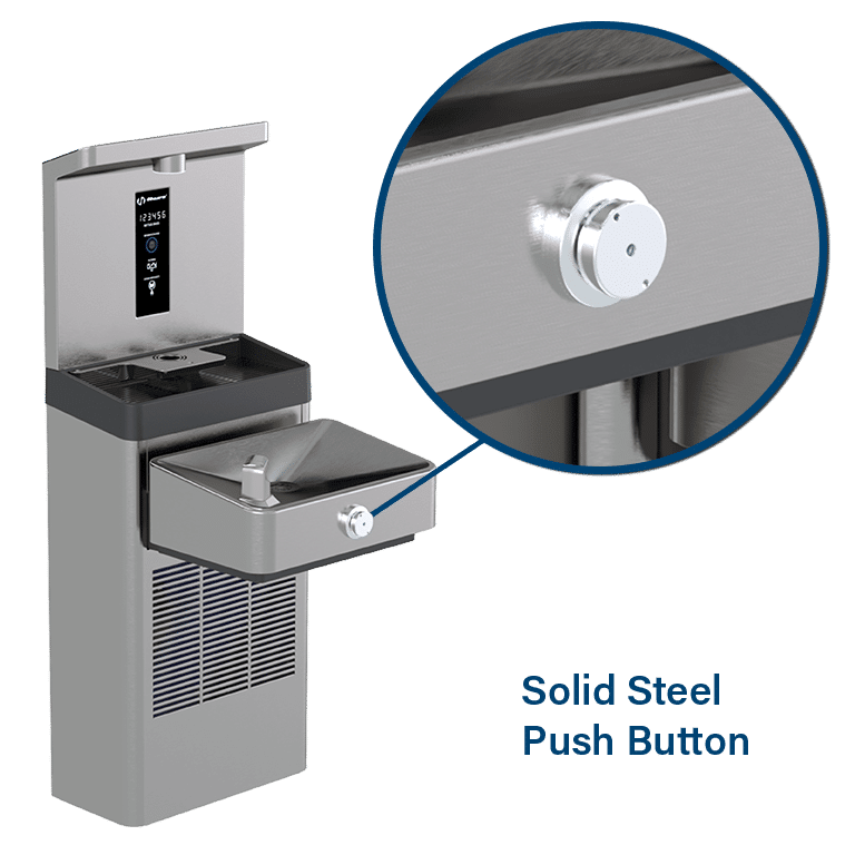 Haws 1211SV | Vandal Resistant Bottle Fill Station & Fountain | 8.0 GPH - BottleFillingStations.com