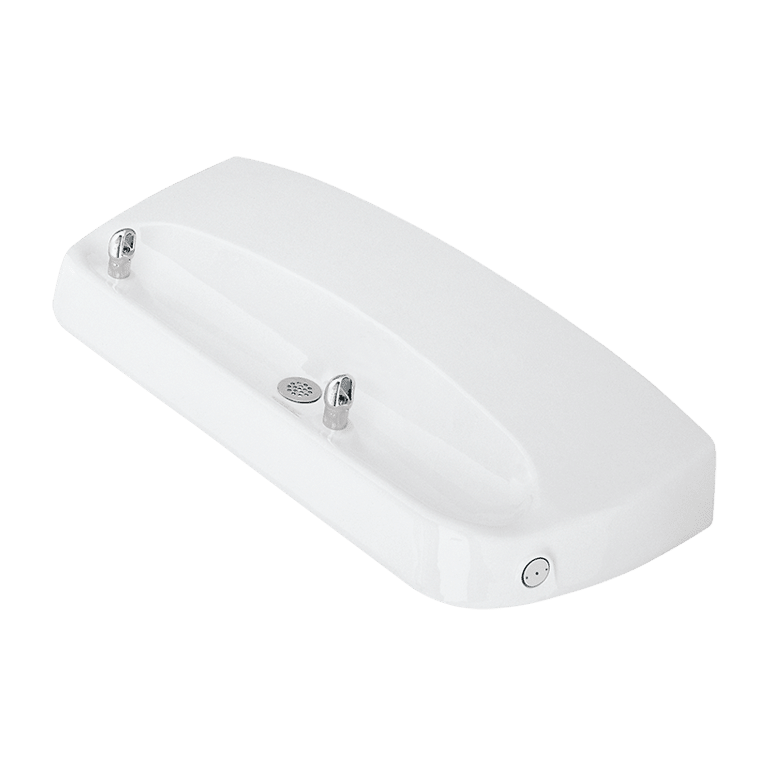 Haws 1441 | Vandal - Resistant Aluminum Wall Mount Fountain | 0.45 GPM - BottleFillingStations.com