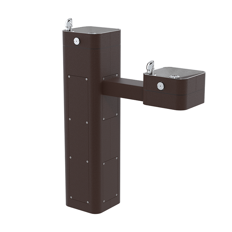 Haws 3602 | Vandal - Resistant Stainless Steel Pedestal Fountain | 0.45 GPM - BottleFillingStations.com