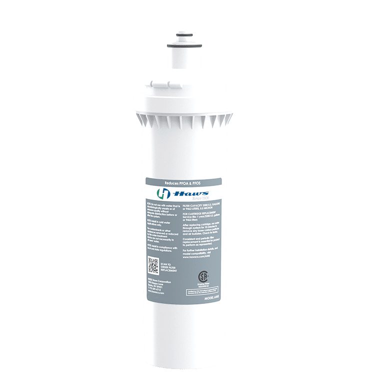 Haws 6478 | Universal Water Filter Cabinet with Monitor | 3,000 Gal., 1.5 GPM - BottleFillingStations.com
