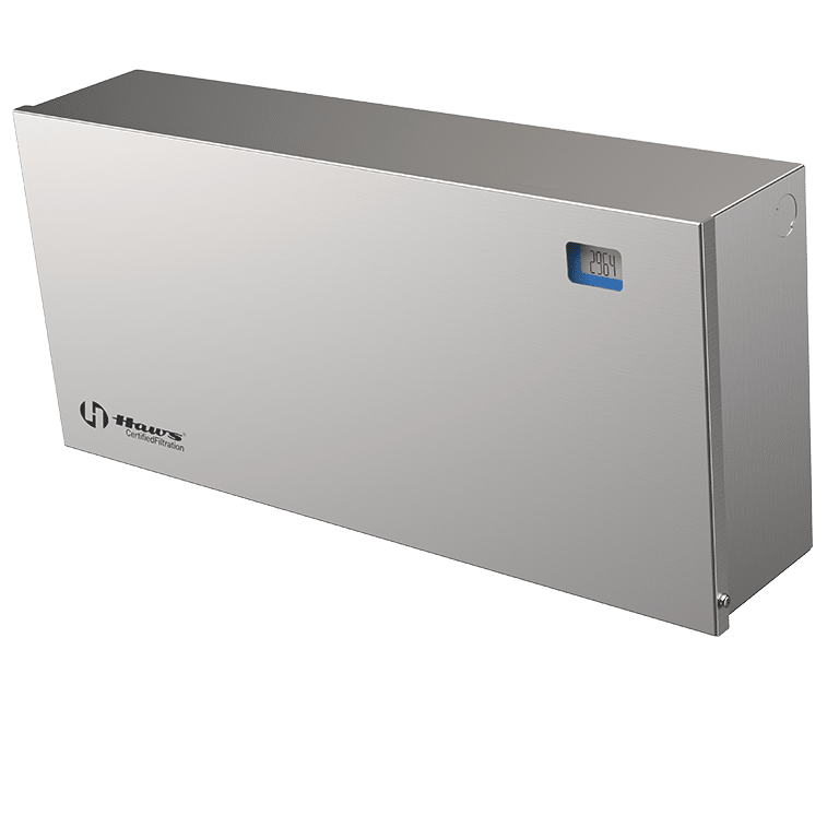 Haws 6478 | Universal Water Filter Cabinet with Monitor | 3,000 Gal., 1.5 GPM - BottleFillingStations.com