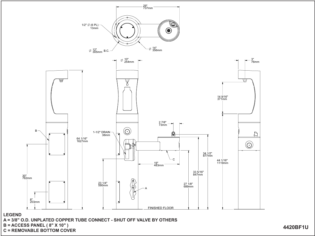 Elkay LK4420BF1U