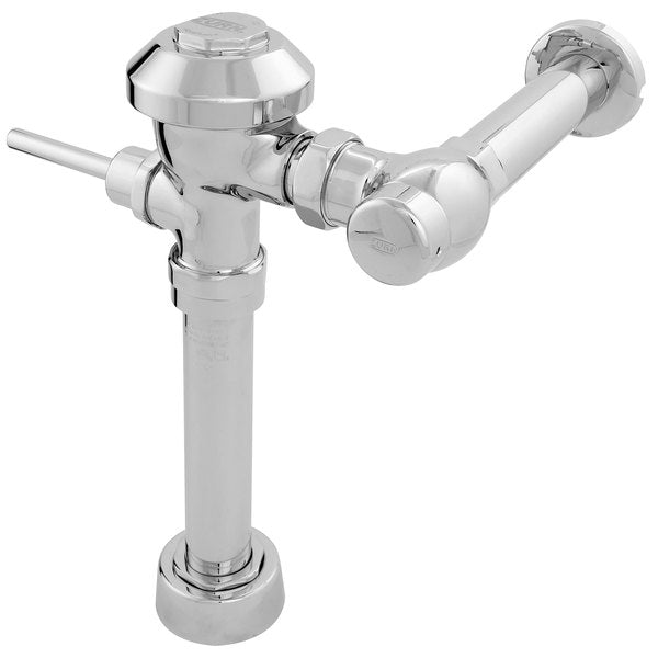 Zurn Z6000PL-WS1 | Aquaflush PL Plus Exposed Manual Flush Valve - 1.6 gpf, Sweat Solder Kit, Stop Cap, and Cast Wall Flange in Chrome