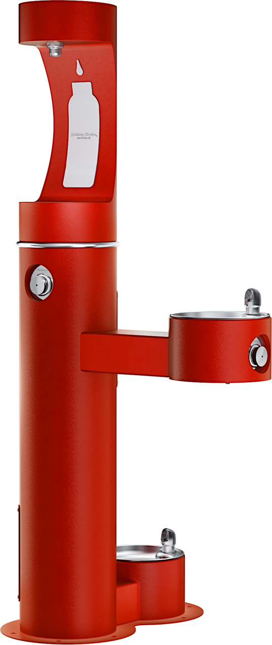 Halsey Taylor 4420BF1UDB | Freestanding Bottle Filling Station | Filterless, Non-refrigerated, Includes a Dog-bowl / Pet fountain