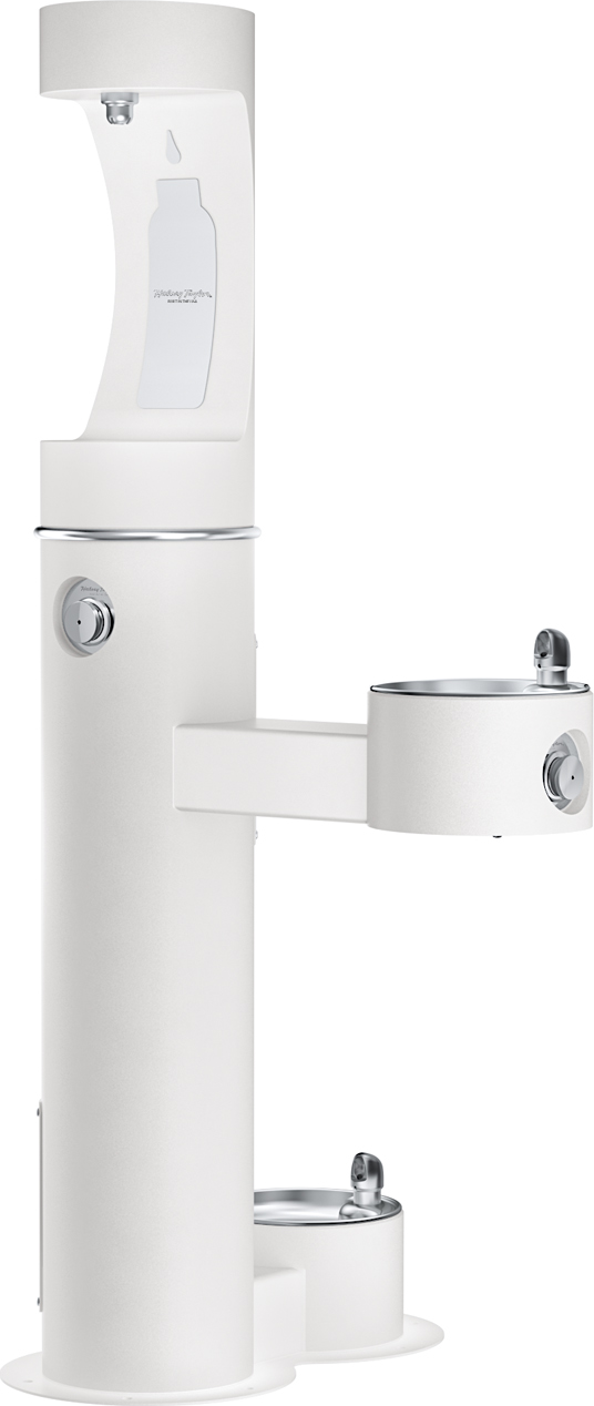 Halsey Taylor 4420BF1UDB | Freestanding Bottle Filling Station | Filterless, Non-refrigerated, Includes a Dog-bowl / Pet fountain
