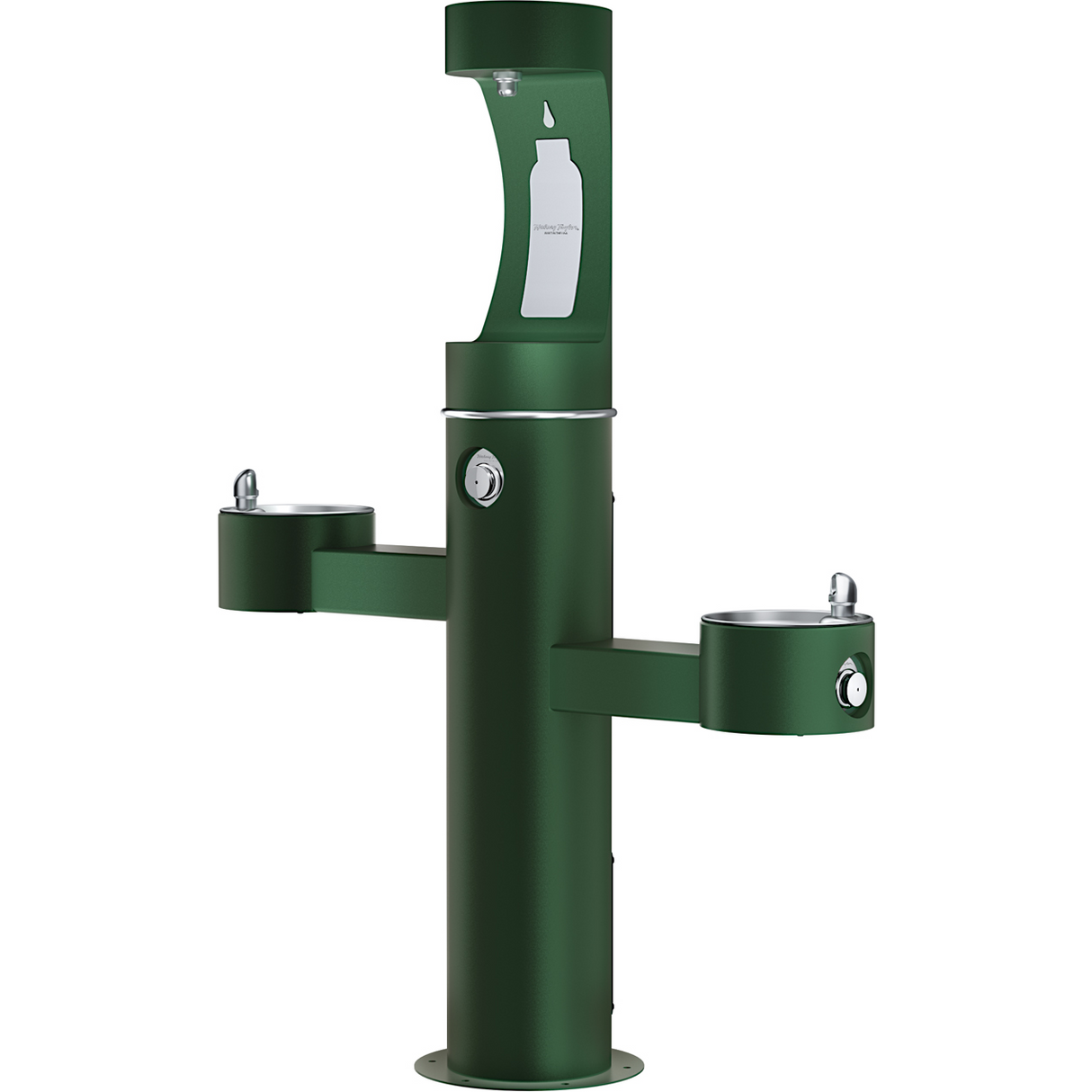 Halsey Taylor 4430BF1U | Freestanding Tri-level Bottle Filling Station | Filterless, Non-refrigerated