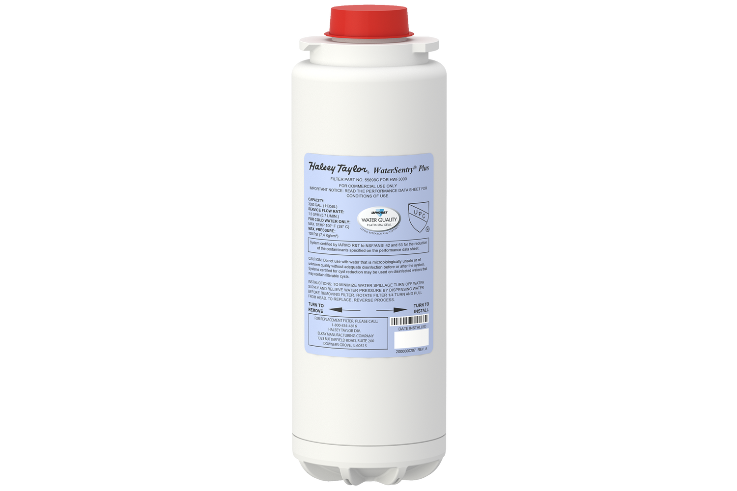 Halsey Taylor 55898C | WaterSentry Plus Replacement Filter - BottleFillingStations.com