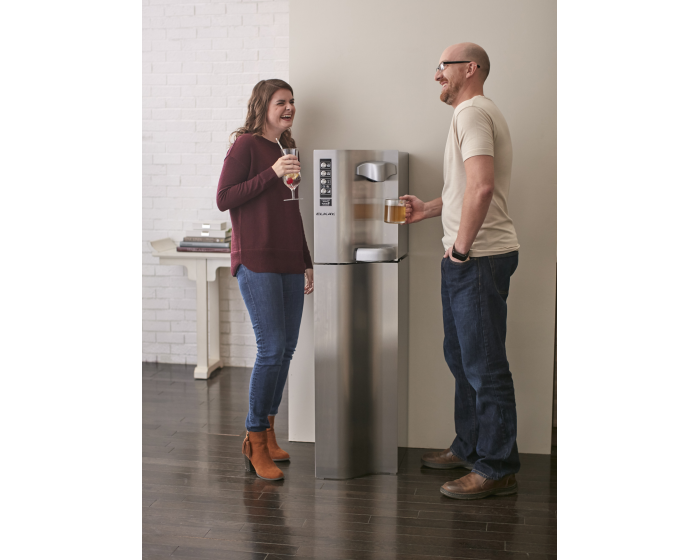 Elkay DSCABWH | Water Dispenser Cabinet | Stainless Steel (To be used along a DSWH160UVPC) - BottleFillingStations.com