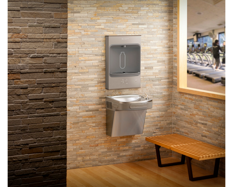 Elkay EMASM | Surface Mount Bottle Filler | Filterless, Non-refrigerated, Fully Mechanical (no power required) - BottleFillingStations.com