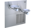 Elkay ERPBGRNM28K | In-wall Bi-Level SwirlFlo Drinking Fountain | Filterless, High-efficiency chiller, Stainless Steel - BottleFillingStations.com