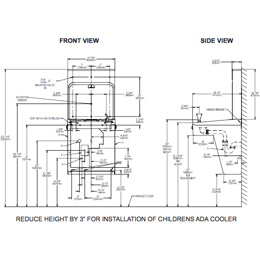 Halsey Taylor HTHB-HAC8-SS | Single Bottle Filling Station, Filterless - BottleFillingStations.com