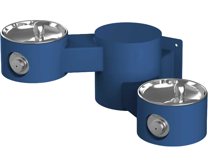 Elkay LK4406 | Wall-mount Bi-level Drinking Fountain | Filterless, Non-refrigerated - BottleFillingStations.com