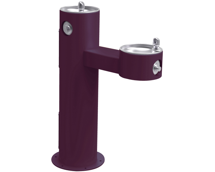 Elkay LK4420FRK | Outdoor Freestanding Bi-Level Drinking Fountain | Filterless, Non-Refrigerated, Freeze Resistant