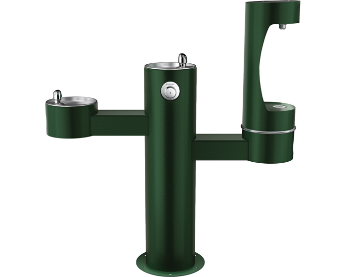 Elkay LK4430BF1L | Freestanding Tri-level Bottle Filling Station | Filterless, Non-refrigerated  - BottleFillingStations.com