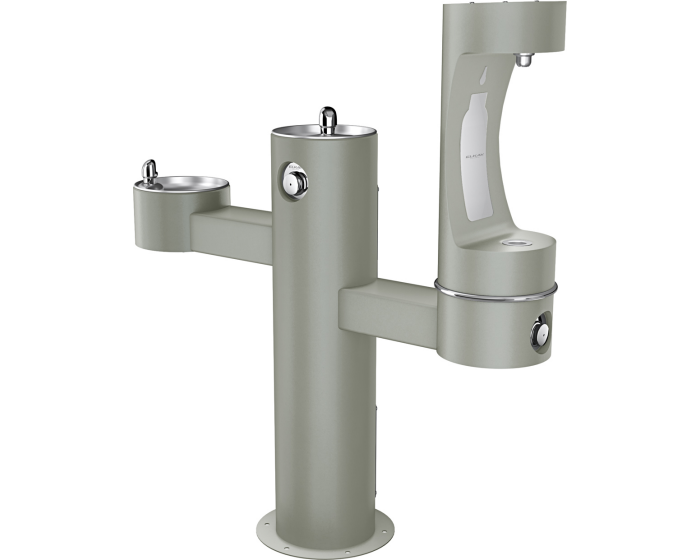 Elkay LK4430BF1L | Freestanding Tri-level Bottle Filling Station | Filterless, Non-refrigerated  - BottleFillingStations.com