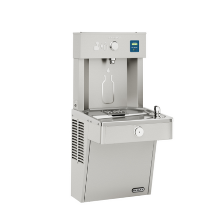 Elkay LVRC8WSK | Wall-mount Bottle Filling Station | Filtered, Refrigerated, VRC-style fountain, Fully Vandal-resistant - BottleFillingStations.com