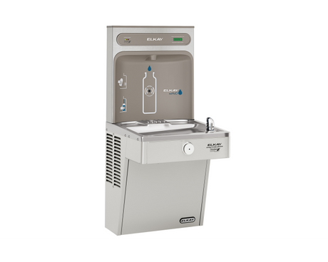Elkay LVRCGRN8WSK | Wall-mount Bottle Filling Station | Filtered, High-efficiency chiller, VRC-style fountain - BottleFillingStations.com