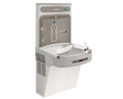 Elkay LZO8WSLK | Wall-mount Bottle Filling Station | Filtered, Refrigerated, EZ-style fountain, Hands-free, Granite Gray - BottleFillingStations.com