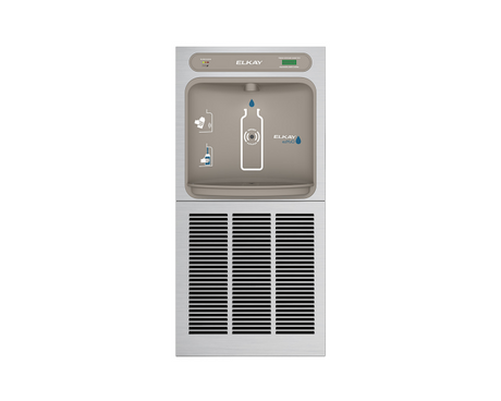 Elkay LZWSGRNM8K | In-wall Bottle Filler | Filtered, High-efficiency chiller, Hands-free (Comes with Mounting Frame) - BottleFillingStations.com