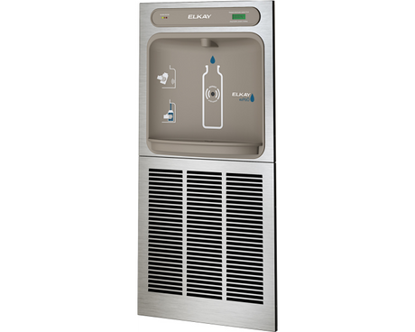 Elkay LZWSM8K | In-wall Bottle Filler | Filtered, Refrigerated, Hands-free (comes with Mounting Frame) - BottleFillingStations.com