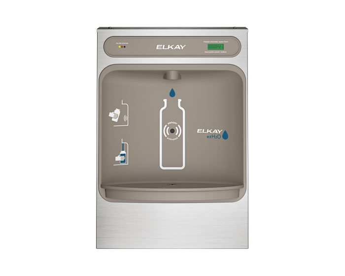Elkay LZWSSM | Surface Mount Bottle Filler | Filtered, Non-refrigerated, Hands-free - BottleFillingStations.com