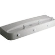 Elkay EDFPVR320RC | Soft-sides Triple Drinking Fountain | Filterless, Non-refrigerated, White granite - BottleFillingStations.com