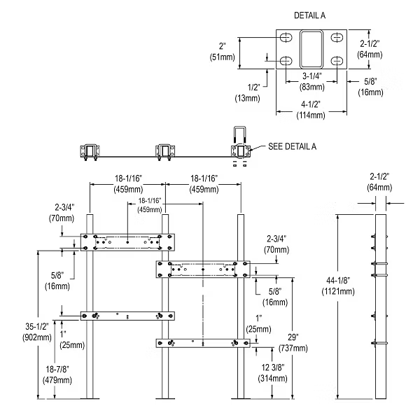 Elkay MLP200 | Bi-Level In-Wall Carrier | For Elkay EZ, LZ, EMABF, LMABF, VRC, LVRC series - BottleFillingStations.com