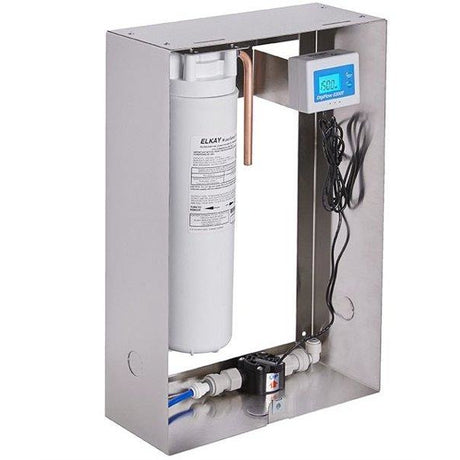 Elkay EF1500VRBMC | Retrofit Filter Kit | 1500-gallon capacity, Vandal-Resistant Mounting Box, Filter Status Monitor - BottleFillingStations.com