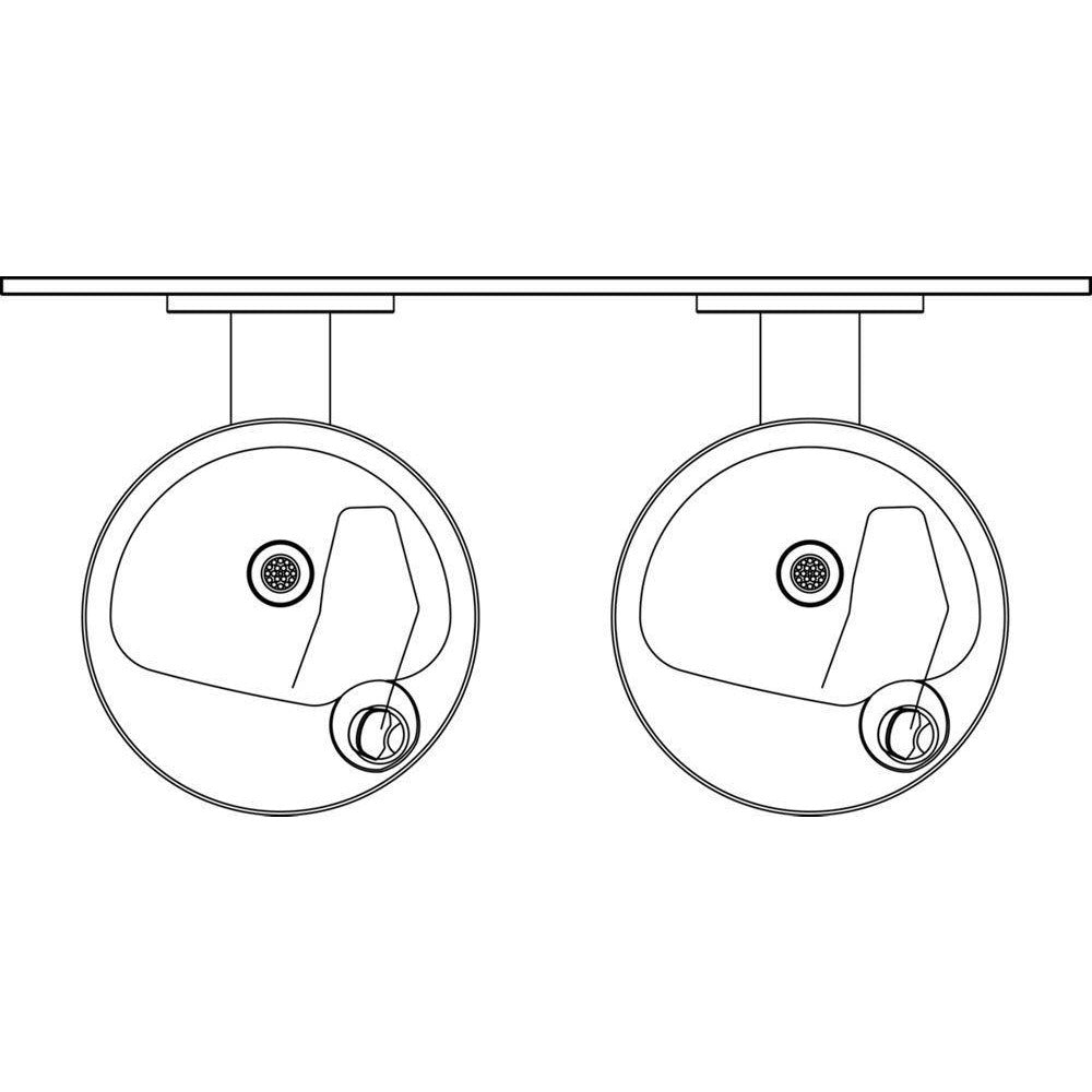 Elkay LRPBM28RAK | In-wall Bi-Level Swirlflo Reverse Drinking Fountain | Filtered, Refrigerated (comes with Mounting Frame) - BottleFillingStations.com