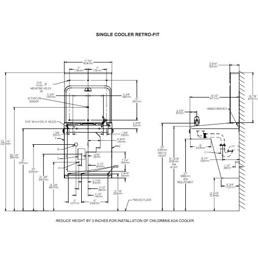 Elkay LMABFWS-RF | Retrofit Bottle Filler | Filtered (For use with EMAB-style fountains) - BottleFillingStations.com