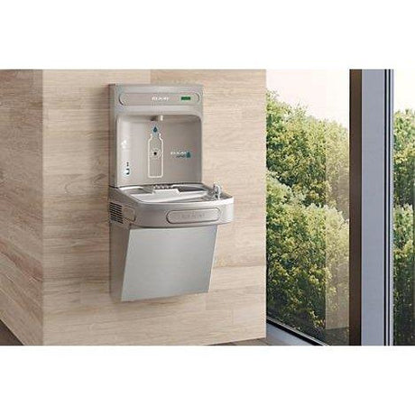 Elkay EZS8WSVRSK | Wall-mount Bottle Filling Station | Filterless, Refrigerated, EZ-style fountain, Vandal-resistant Bubbler, Stainless Steel - BottleFillingStations.com