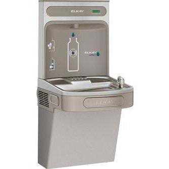 Elkay EZS8WSVRLK | Wall-mount Bottle Filling Station | Filterless, Refrigerated, EZ-style Fountain Vandal-resistant Bubbler, Granite Gray - BottleFillingStations.com