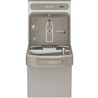 Elkay EZS8WSVRLK | Wall-mount Bottle Filling Station | Filterless, Refrigerated, EZ-style Fountain Vandal-resistant Bubbler, Granite Gray - BottleFillingStations.com