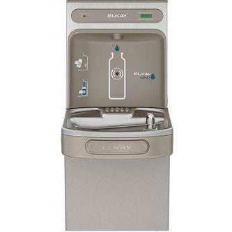 Elkay LZSDWSVRLK | Wall-mount Bottle Filling Station | Filtered, Non-refrigerated, EZ-style Fountain Vandal-resistant Bubbler, Granite Gray - BottleFillingStations.com
