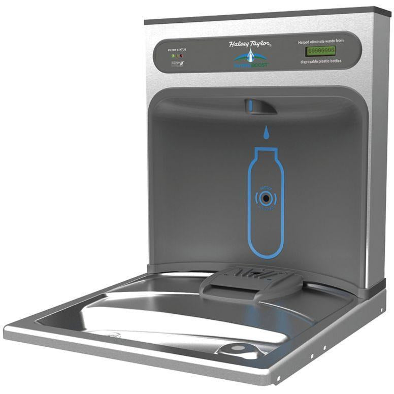 Halsey Taylor HTHB-HAC-RF | Retrofit Bottle Filler Kit | Filtered, Stainless Steel, For use with HAC-style fountains  - BottleFillingStations.com