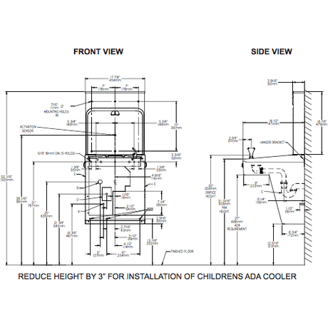 Halsey Taylor HTHB-HAC8SS-WF | Wall-mounted Bottle Filling Station | Filtered, Refrigerated, HAC-style drinking fountain, Stainless Steel color finish - BottleFillingStations.com