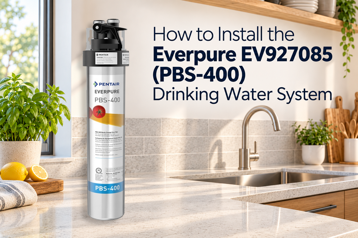 Everpure EV927085 (PBS-400) Drinking Water System Installation