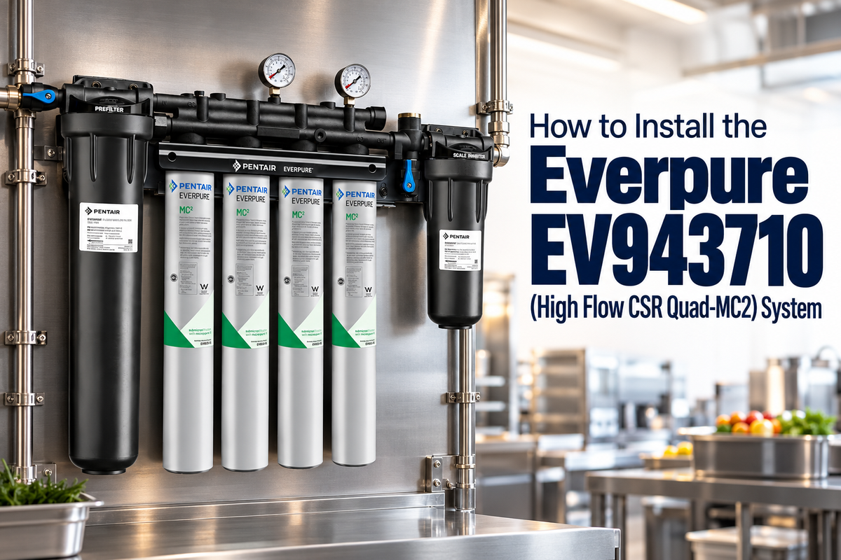 Everpure EV943710 (High Flow CSR Quad-MC2) System Installation