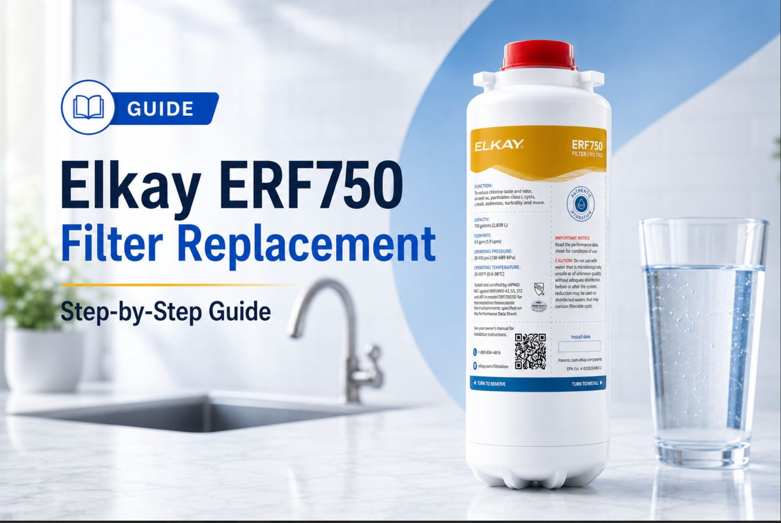 Elkay ERF750 Filter Replacement 
