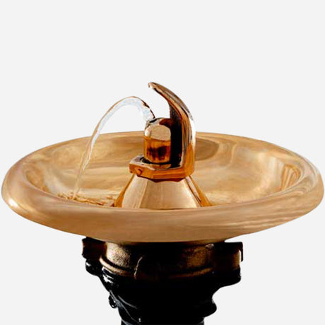 Murdock M-1776 | Freeze-Resistant Pedestal Drinking Fountain w/ Foot Pedal Operation