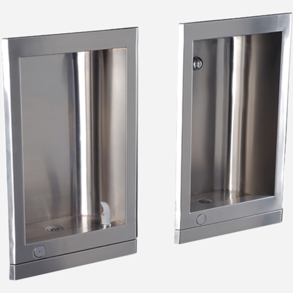 Murdock A181CUSP | Recessed Stainless Steel Drinking Fountain with Cuspidor