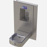 Murdock A151-VR-BF Series Wall-Mounted Rounded Box Drinking Fountain with Recessed Bottle Filler