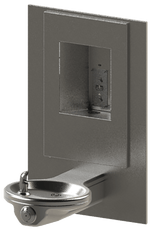 Murdock A131-VR-BF | Oval Bowl Drinking Fountain with Recessed Bottle Filler