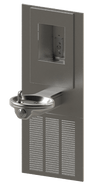 Murdock A131.8-VR-BF Series Refrigerated Oval Bowl Fountain with Recessed Bottle Filler