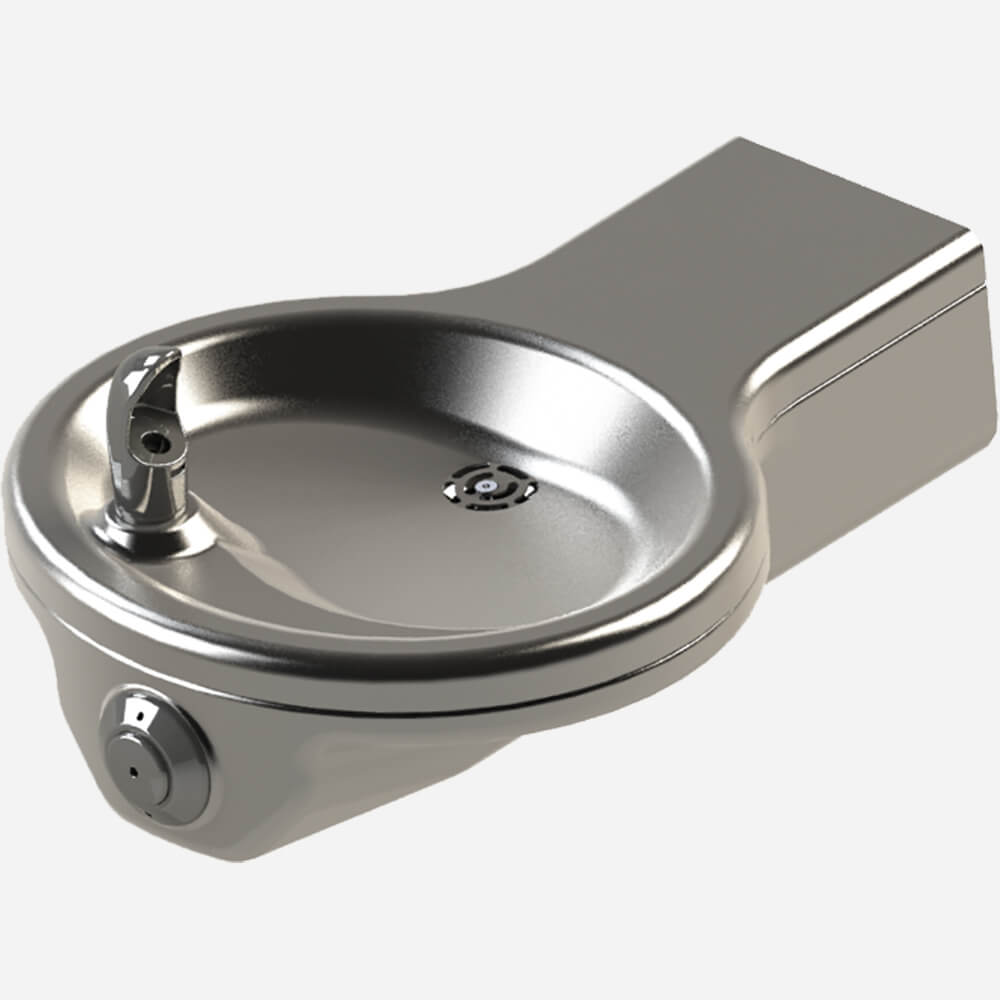 Murdock A131-VR Series Wall-Mounted Oval Drinking Fountain with Vandal-Resistant Features