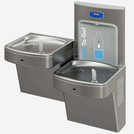 Murdock A172.8-UG-SO-BF12 Series Touchless Bi-Level Water Cooler with Bottle Filler & Refrigeration
