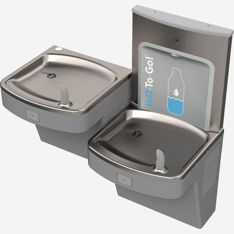 Murdock A172.8-UG-BF12 Series Bi-Level Water Cooler with H2O-to-Go! Touchless Bottle Filler & Refrigeration