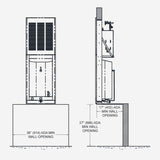 Murdock AI81.8 | Recessed Chilled Drinking Fountain with In-Wall Refrigeration